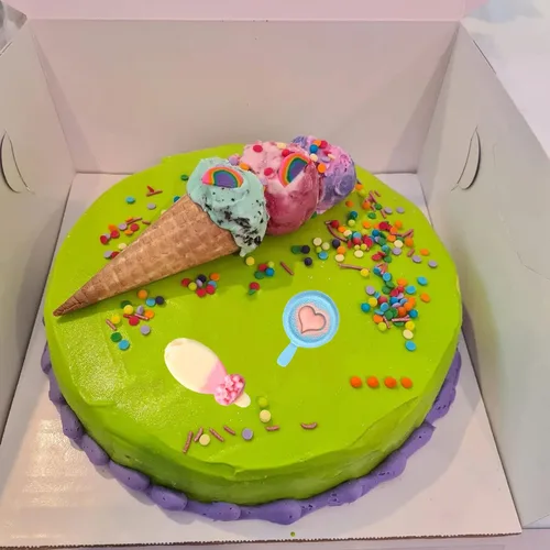 Vista 7 de Mini molde de fondant para pastel de helado de 3 piezas, molde de silicona para helado para decoración de pasteles, chocolate con azúcar dulce
