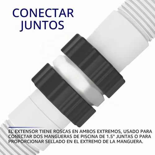 Vista 5 de Conector de manguera de piscina de 1.5 pulgadas para Intex Coleman W/2