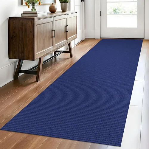 Vista 193 de EARTHALL Alfombra tejida de 2 x 3 pies, lavable para entrada, alfombra trenzada antideslizante, alfombra para puerta interior y exterior, alfombra