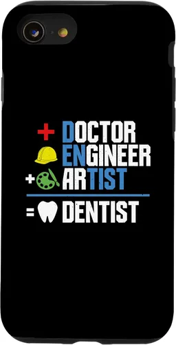 Vista 18 de iPhone 16 Doctor Engineer Artist Dentist Dentistry Dental Assistant Case