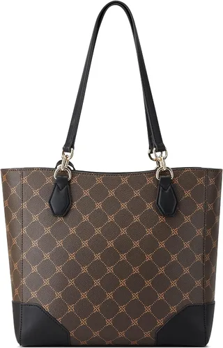 Vista 3 de Nine West Brooklyn Bolso Jet Set pequeño, marrónnegro, Marrón y negro.