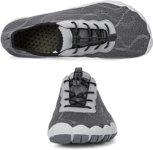 Vista 6 de HIITAVE - Zapatos acuáticos y con sensación de pies descalzos para hombre, calcetines acuáticos de secado rápido para deportes al aire libre