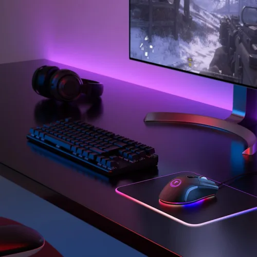 Vista 8 de TECURS Mouse para juegos con cable