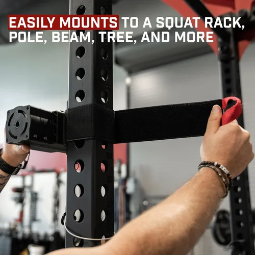 Vista 4 de Ancore Pro: Máquina de cable para gimnasio en casa Sistema de entrenamiento portátil para entrenamiento de fuerza Viene con soporte para rack