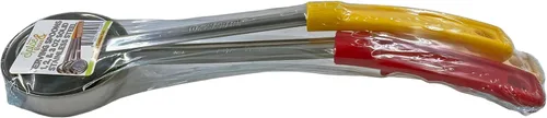 Vista 2 de Cucharas de servicio con control de porciones de acero inoxidable Paquetes combinados (1oz, 2oz, 3oz sólido)