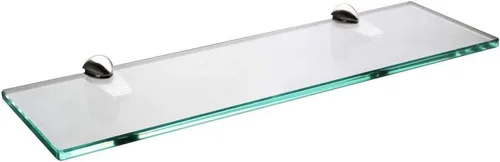 Vista 10 de XVL Estante de cristal de baño de 14 pulgadas, níquel cepillado GS3004A-G