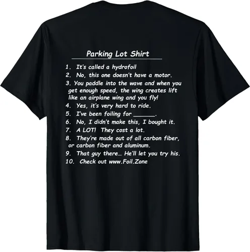 Vista 3 de The Foil Zone Parking Lot Camiseta