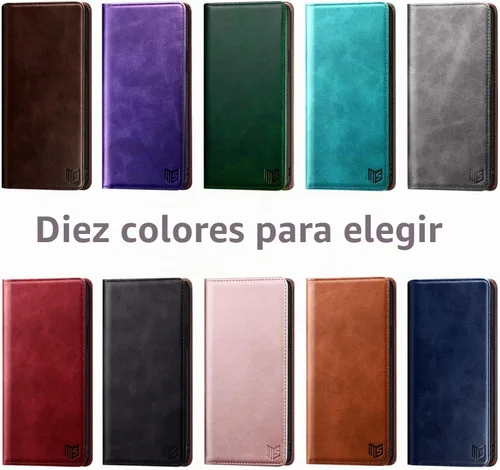 Vista 3 de SUANPOT Funda de piel tipo cartera para Samsung Galaxy S20 FE con bloqueo RFID, soporte para tarjetas de crédito, libro de folio con tapa de PU