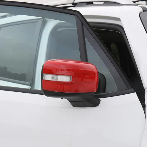 Vista 4 de Cubierta de espejo retrovisor, tapa de espejo retrovisor, cubierta de protección compatible con Jeep Renegade 2016 2017 2018 2019 2020 2021 2022