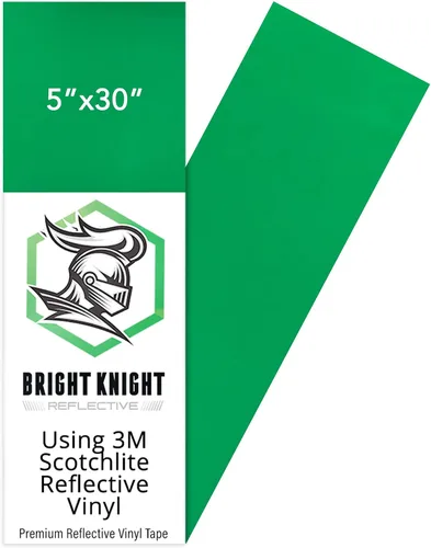 Vista 4 de Bright Night Reflective 3M, kit para bricolaje de calcomanías de seguridad para casco de motocicleta, Negro Motorcycle Helmet Stickers Made with