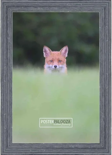 Vista 9 de Poster Palooza 3x3 Inch Rustic Complete Wood Square Picture Frame with UV Acrylic Plexiglass, Foam Board Backing & Hardware Included - 3x3 Inch Frame