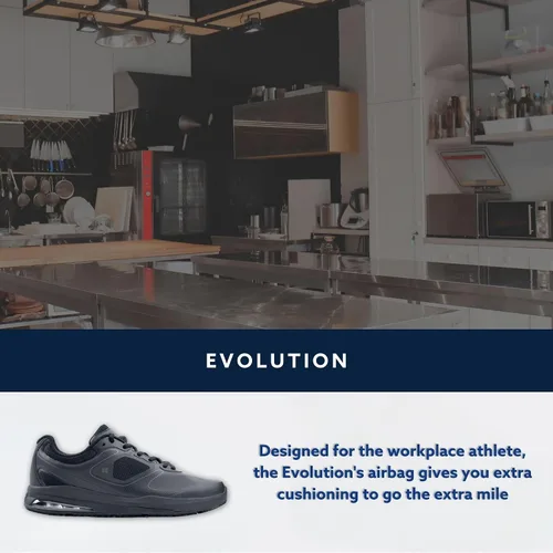 Vista 8 de Shoes for Crews Evolution II, tenis de trabajo antideslizantes para hombre