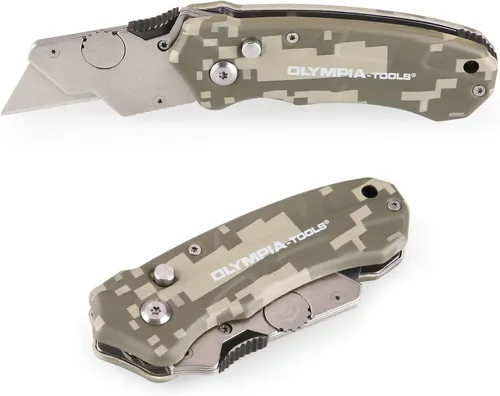 Vista 10 de Olympia Tools Cuchillo utilitario de acero inoxidable Turbofold 33-125