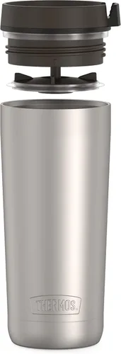 Vista 5 de THERMOS ALTA SERIES - Vaso de acero inoxidable de 18 onzas, acero mate/negro espresso