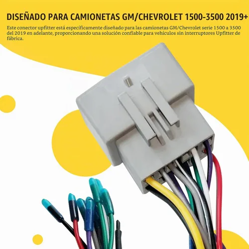 Vista 3 de Precision Upfit 2019+ GM Conector de accesorios/mejorador para camiones 1500-3500 – Añade accesorios, arados, estroboscópicos, controladores