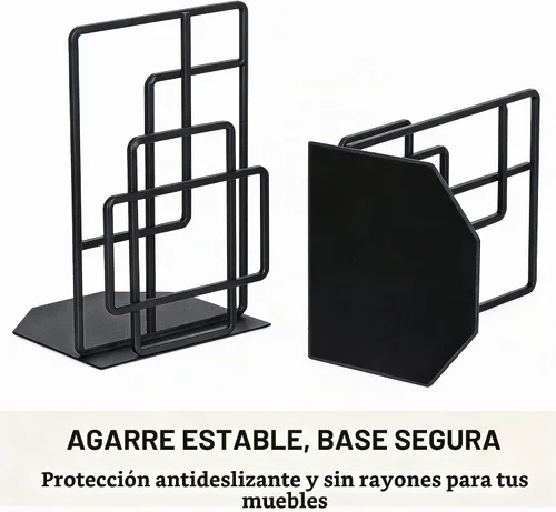 Vista 6 de SRIWATANA Extremos de libros resistentes, sujetalibros decorativos