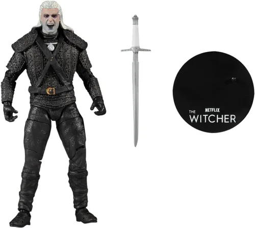 Vista 3 de McFarlane - The Witcher - Figura de acción de batalla de Geralt Kikimora de 7 pulgadas