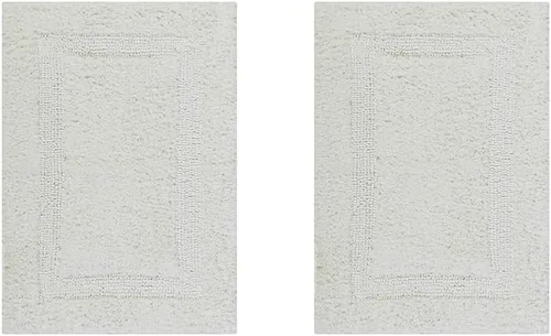 Vista 26 de Better Trends Alfombra de Inodoro en Forma de U Cubierta de Asiento de Inodoro de Lujo 100% Algodón Absorbente de Agua, Cubierta de Tapa Reversible