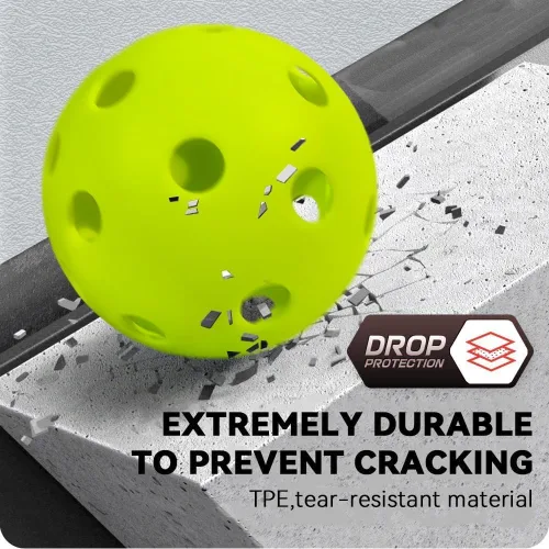 Vista 3 de Fizzazzle Indoor Pickleball Balls - 4/6 Pack 26 Holes - USAPA Standard - High Resilience & Durability Blue Balls