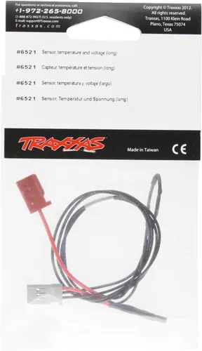 Vista 2 de Traxxas 6521 XO-1 Sensor Temperatura y Voltaje - Largo