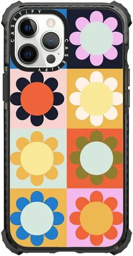 Vista 9 de Funda Ultra Impact de CASETiFY para iPhone 12 Pro Max - Bearly Awake - Negro transparente claro