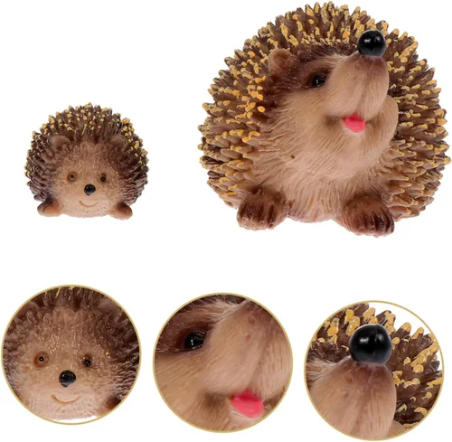Vista 7 de GANAZONO 2 figuras en miniatura para decoración del hogar, adornos de escritorio para bonsái y juguete de niño y niña, lindas decoraciones
