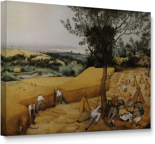 Vista 30 de Niwo ART - Montañas y mar, serie de pinturas más famosas del mundo, lienzo de pared para decoración del hogar, envoltura de galería, estirado