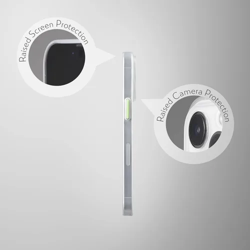 Vista 4 de SteepLab Funda Super Slim 2.0 para iPhone 13 (Glazed Frost White, iPhone 13 Pro)