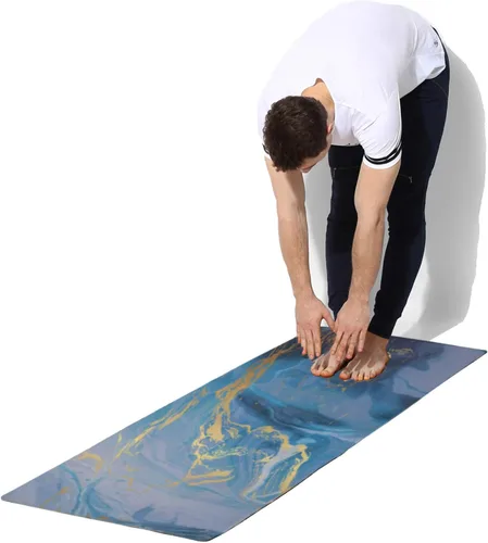 Vista 7 de Shakti Warrior Tapete de yoga TPE - Diseñado por artistas, esterillas premium ecológicas, antideslizantes, no tóxicas, ideales para yoga regular