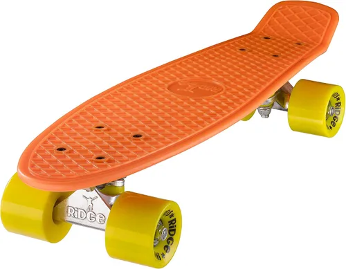 Vista 23 de Ridge Skateboard 55 cm Mini Cruiser Retro Stil in M Rollen Komplett U Fertig Montiert