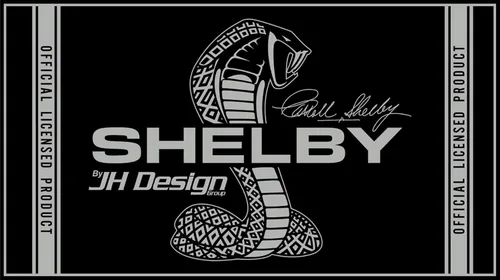 Vista 6 de JH DESIGN GROUP Ford Shelby Cobra - Sudadera con capucha con cremallera y emblemas delanteros y traseros