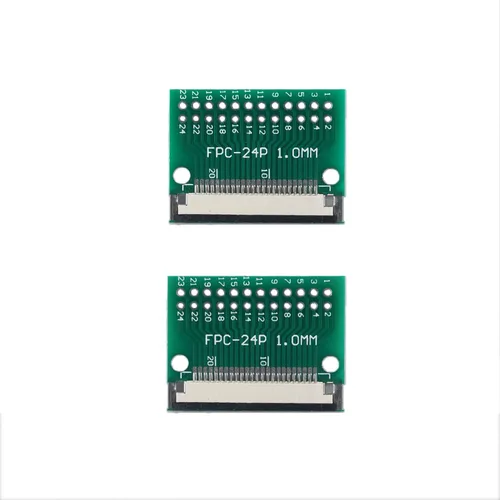 Vista 8 de MTCELL 6 unids FFC FPC PCB Converter Board 4 Pin 0.039 in Pitch to Dip 0.100 in para FCC Cable Par Extender Adaptador