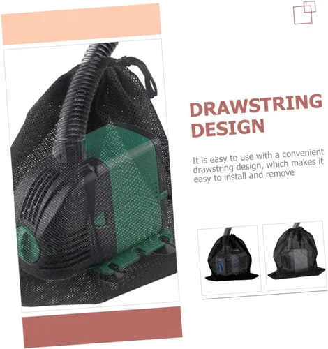 Vista 9 de Happyyami Bolsa de filtro de bomba de agua, bolsa de filtro de bomba de malla, bolsa de filtro de bomba de fuente, bolsas de filtro de piscina