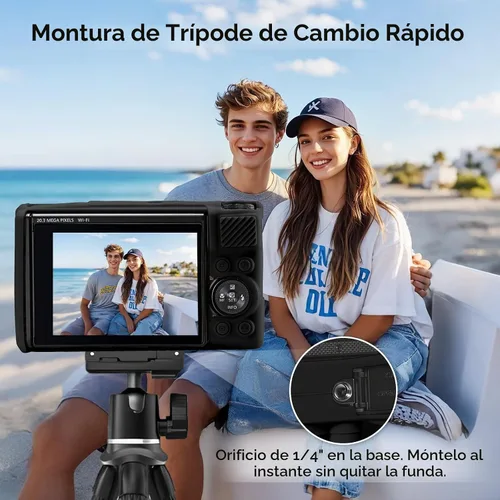 Vista 5 de Funda para cámara Canon PowerShot SX740 HS, SX730 HS (negro)