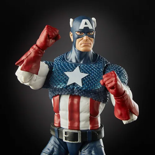 Vista 6 de Marvel Comics 80th Anniversary Legends Series - Figura de acción coleccionable de Capitán América, a escala de 6 pulgadas