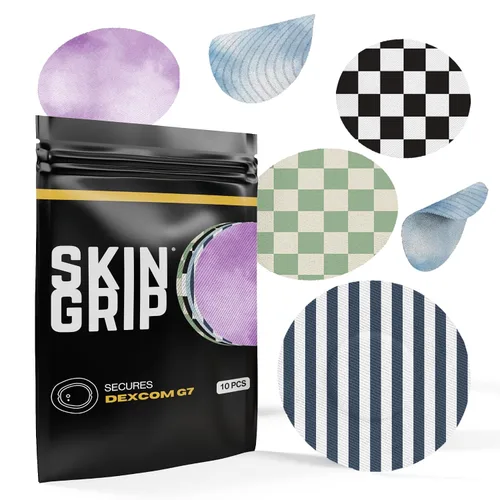 Vista 17 de Skin Grip Parches adhesivos para Dexcom G7 y Stelo CGM – Cubierta impermeable y resistente al sudor para sensor de monitor continuo de glucosa, se