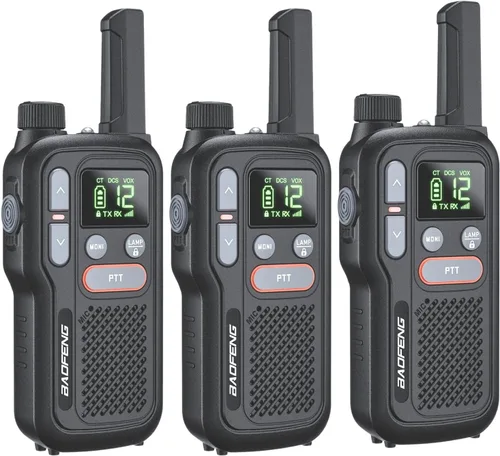 Vista 9 de BAOFENG GT-18 Walkie Talkies para niños y adultos, radio bidireccional FRS recargable de largo alcance sin licencia, batería de 1500mAh, 22 canales