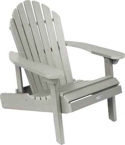 Vista 12 de Highwood Hamilton - Silla Adirondack plegable y reclinable fabricada en Estados Unidos, tamaño adulto, eucalipto