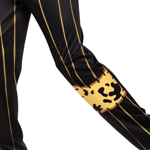 Vista 6 de Disfraz de Bendy para niños disfraz oficial de lujo de Bendy y The Dark Revival con máscara y corbatín
