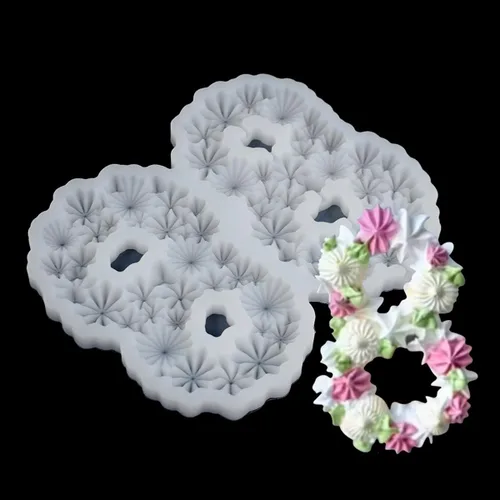 Vista 8 de mostsom Moldes de silicona para piruletas, molde de caramelo de chocolate, moldes para chupones de paletas de flores, panales de chocolate, moldes