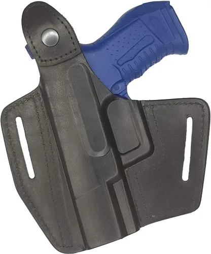 Vista 4 de VlaMiTex Funda de piel B5 para pistola Walther P99, PPQ M2, Smith & Wesson 99, color negro