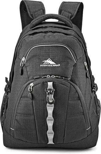 Vista 2 de Mochila para laptop High Sierra Access 2.0, Negro
