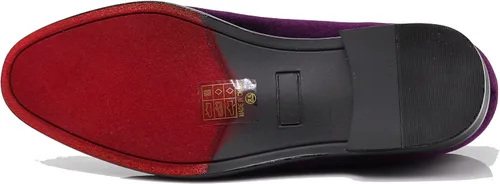 Vista 6 de Enzo Romeo Plum05 - Mocasines de vestir elásticos para hombre, con hebilla, zapatos de moda