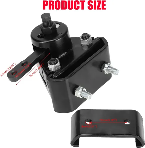 Vista 6 de GREHUA Kit de Frenos para Go Kart Compatible con Yerf-Dog Manco 9598 9597 ASW Bristers Airheart MB-1, Pinza de Freno de Disco Mecánica con Soporte