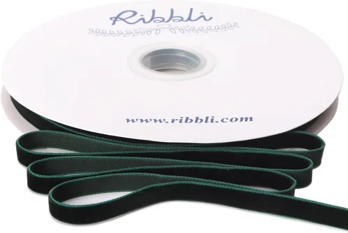 Vista 17 de Ribbli - Cinta de terciopelo negro de 1 pulgada, carrete continuo de 25 yardas, cinta de Navidad negra para envoltorios de regalos, manualidades