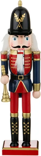 Vista 10 de Adorno de cascanueces de madera O-Toys, decoración navideña, figuras, juguetes de marionetas, regalos de navidad, decoración del hogar
