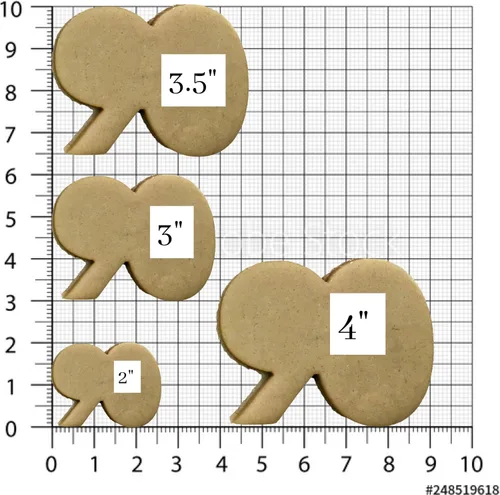 Vista 4 de Inc Number 90 - Cortador de galletas, apto para lavavajillas (2 pulgadas de alto)