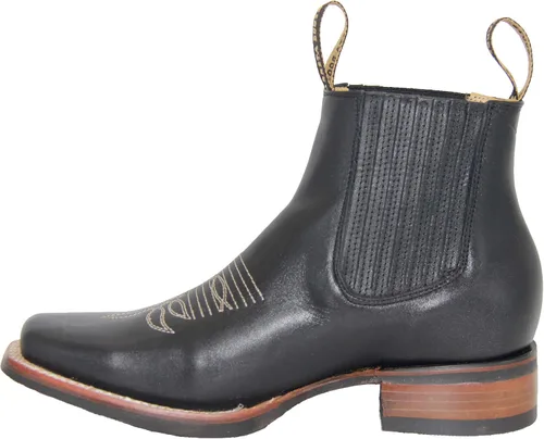 Vista 4 de The Western Shops - Botas vaqueras de tobillo corto para hombre