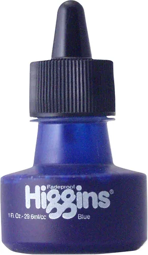 Vista 15 de Higgins Tinta de dibujo pigmentada, negra, botella de 1 onza (44021)
