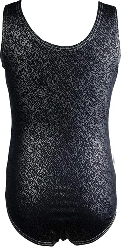 Vista 2 de QoozZ Maillot de gimnasia para niñas pequeñas, color rosa y morado